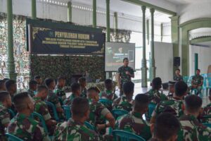 Akhir Tahun, Hukum Divif 2 Kostrad Laksanakan Luhkum di Yon Zipur 10/JP