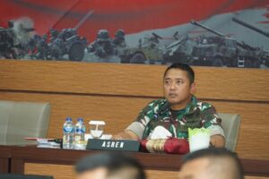 Asren Divif 2 Kostrad Pimpin Acara Penyusunan Rencana Kebutuhan Anggaran TA 2024