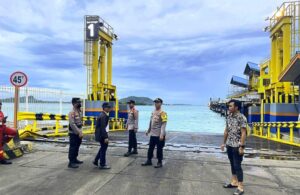 Polda Lampung, Monitoring Situasi Penyeberangan Pelabuhan Bakauheni