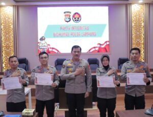 Bidang Humas Polda Lampung, Gelar Acara Penanda Tanganan Pakta Integritas DIPA TA 2023