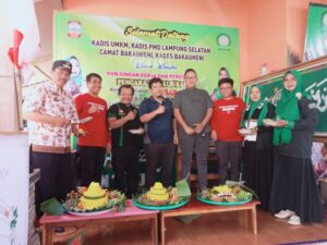 Kepala Desa Bakauheni Sukirno menghadiri Peresmian Pengrajin Sulam Kaligrafi AL Baraya ll