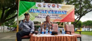 Jum’at Curhat Polsek Glenmore Polresta Banyuwangi, Dengar Langsung Keluhan Warga