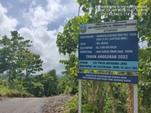 Proyek Peningkatan Ruas Jalan Curah Tatal Telaga Kacep Situbondo di Keluhkan Warga