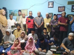 Santuni Anak Yatim Piatu Saat 40 Hari Almarhum Ayahanda, Mulya Koto Ucapkan Terimakasih Kepada Kapolda dan Dir Intelkam Polda Sumatera Utara