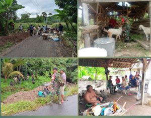 Babinsa Koramil 421-03/PNH, Merakyat Dengan Lapisan Masyarakat Teritorial Binaannya