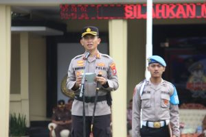 Kapolres Bondowoso Pimpin Upacara Hari Satpam ke 42