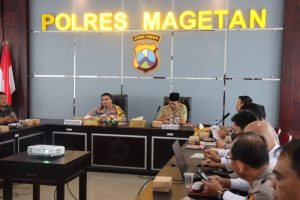 Polres Magetan, Gelar Rakor Penanganan PMK dan Penyakit LSD Hewan Ternak Wilayah Kab. Magetan