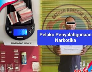 Tim Opsnal Sapu Jagat Menangkap Pria Asal Painan dan Diamankan 9 Paket Sabu