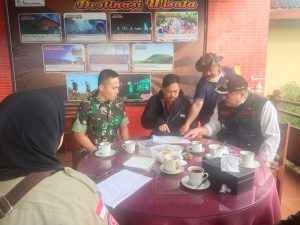 Pasca Banjir Bandang, Pihak Perhutani Bondowoso dan Forkopimda Lakukan Press Release