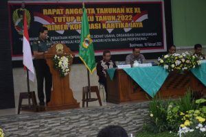 Kodim 0822 Bondowoso Gelar (RAT) Primkopad Kartika Jaya Tutup Buku TA. 2022
