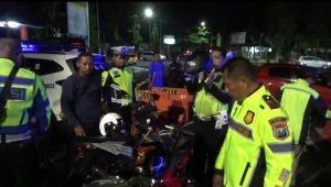 Sat Lantas Polres Bondowoso Berhasil Menyita 50 Knalpot Brong