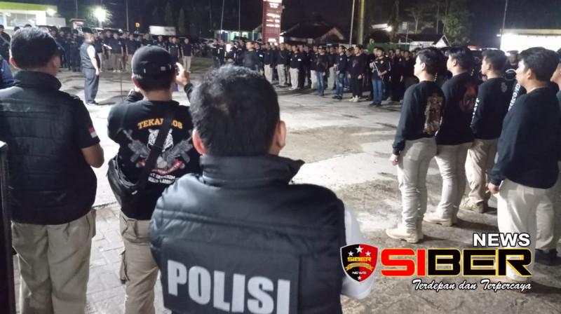 Ratusan Personil Tekab 308 Rayon 1 Polda Lampung Gelar Apel Besar Tekan Angka Kriminalitas