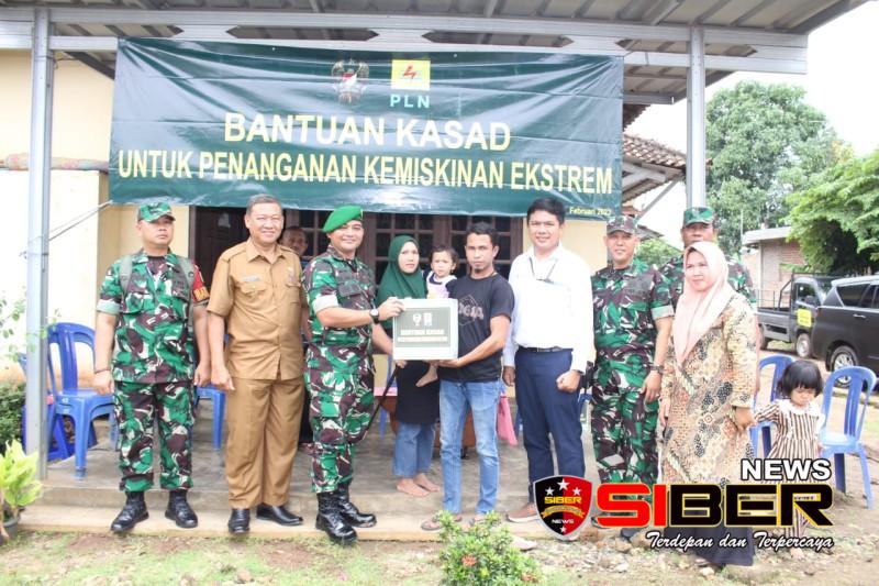 Peduli Stunting, Kodim 0421/Ls Salurkan Bantuan Kasad Kepada Warga