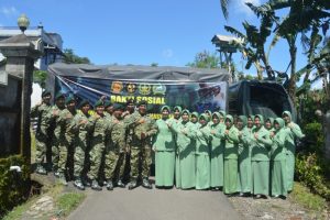 Bhakti Sosial, Brigif Raider 9 Kostrad Memperingati HUT Ke-62