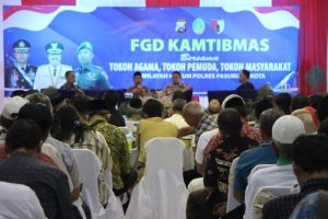 Polres Pasuruan Kota Bersama Forkopimda Gelar FGD Kamtibmas