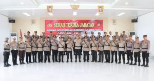 Kapolres Lebak Pimpin Upacara Sertijab Kasihumas dan Tujuh Kapolsek Jajaran