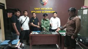 Saat Transaksi Pil Jenis Trihexyphenidhyl RJ Ditangkap Satreskrim Polsek Glenmore Polresta Banyuwangi