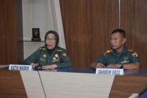 Kodim 0822 Bondowoso Menerima Tim Wasrik Post Audit Itdam V/Brawijaya