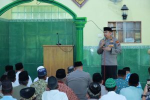 Safari Jumat Ramadhan 1444 H, Kapolres Magetan Sampaikan Pesan Kamtibmas Kepada Para Jama’ah