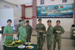 Yonif Raider 514 Kostrad Melaksanakan Syukuran Dalam Rangka Memperingati HUT Divif 2 Kostrad