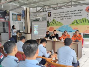 Kalapas Klas III Suliki Gandeng BPBD Lakukan Simulasi Tanggap Bencana