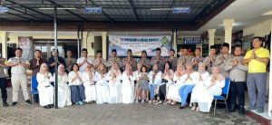 Kapolsek Bantur Malang Bersama Semua Jajaran Melaksanakan Halal Bihalal