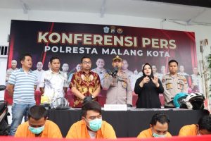 Sindikat Pelaku Curanmor Berhasil di Bekuk Polsek Blimbing Polresta Malang Kota