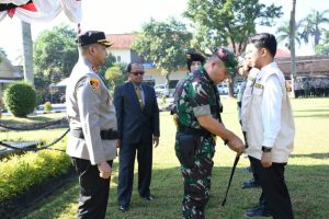 Dandim 0822 Bondowoso Hadiri Launching Program Polisi RW Tingkat Polres Bondowoso