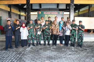 Kodim 0822 Bondowoso Terima Kunjungan Tim Wasev Pusterad Sekaligus Tinjau Lokasi TMMD Ke-116