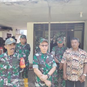 Dandim 0822 Bondowoso Sambangi Rumah Penginapan Satgas TMMD 116