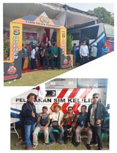 Jajaran Satlantas Polres Lampung Selatan, Gelar SIM Keliling Di Even Ketapang Fair 2023