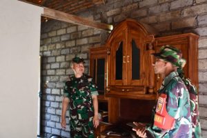 Dandim 0822 Bondowoso Tinjau Progres Pembangunan TMMD 116