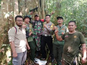 Koramil 421-03/Pnh, Lampung Selatan Gelar Patroli Gabungan Lindungi Hutan Gunung Raja Basa