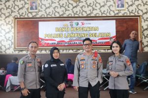 Polres Lampung Selatan Gelar Bhakti Kesehatan Donor Darah