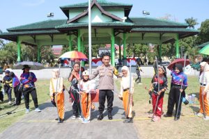 Polres Bondowoso, Adakan Lomba Panahan Dalam Rangka Memeriahkan Hari Bhayangkara Ke-77 2023