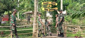 Jelang Libur Idul Adha Dan Liburan Panjang Anak Sekolah Koramil 0421/03 Pnh Laksanakan Patroli Wilayah