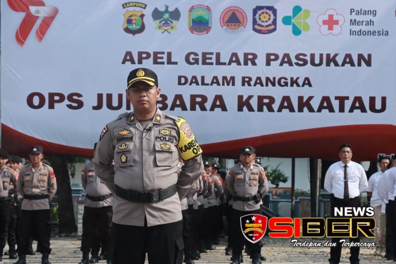 Gelar Pasukan Pengamanan Jumpa Bakti Gembira Palang Merah Remaja Tingkat Nasional ke-IX Tahun 2023 di Lampung Selatan