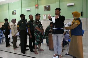 Kodim 0822 Bondowoso Gandeng Dinas Kesehatan, Deteksi Dini PTM Pada Prajurit