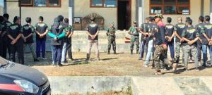 Babinsa Koramil 0822/16 Cermee Bondowoso Latih Diklatsar Banser