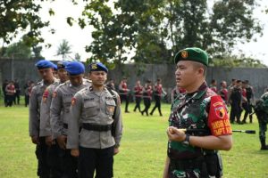 Dandim 0822 Bondowoso Ikuti Apel Gelar Pasukan Pam VVIP Ibu Negara