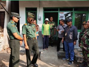 Kodim 0822 Bondowoso Sambut Tim Wasev Program Rutilahu dari Dispera Prov. Jatim