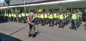 Kodim 0822 Bondowoso Libatkan Personel Pam VIP Latgab TNI 2023