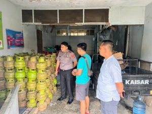 Antisipasi Kelangkaan Stok Gas LPG 3kg Aman, Kapolres Lampung Selatan Tinjau Agen Dan SPPBE