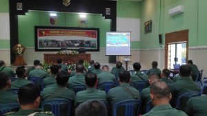 Secara Virtual, Kodim 0822 Bondowoso Ikuti Sosialisasi TWP AD