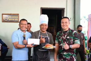 Kodim 0822 Bondowoso Menggelar Lomba Masak Nasi Goreng Antar Koramil