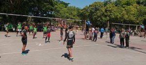 Menyambut HUT RI Ke-78, Karyawan Perhutani Bondowoso Ikuti Pertandingan Bola Volly