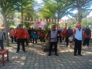 Puskesmas Arjasa Gelar Lomba Senam Sehat Lansia Menyambut Hari Kemerdekaan Republik Indonesia