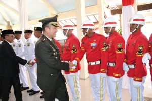 Pengukuhan Paskibraka Kabupaten Bondowoso, Ini pesan Dandim 0822 Bondowoso