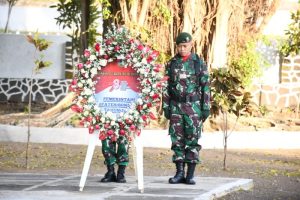 HUT Ke-78 RI, Kodim 0822 Bondowoso Ikuti Ziarah Nasional di TMP