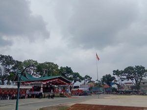Penurunan Bendera Di Bukittinggi Berlangsung Sukses Dan Lancar